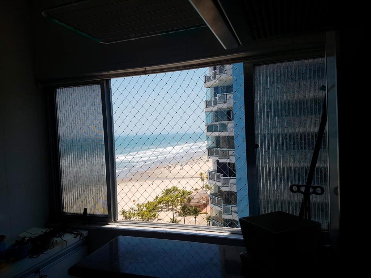 Apto C Vista Incrivel Para O Mar, Praia Grande Sp Zewnętrze zdjęcie